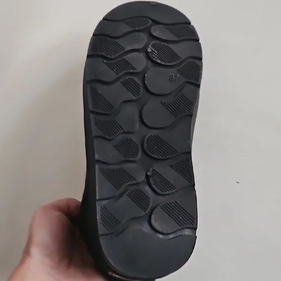 Women's Black Shearling-Lined Slip-On Bootie Slippers - Picture 3 of 4